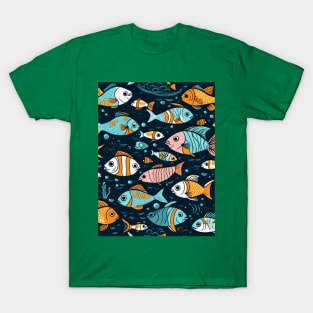 fish patterns gift ideas T-Shirt